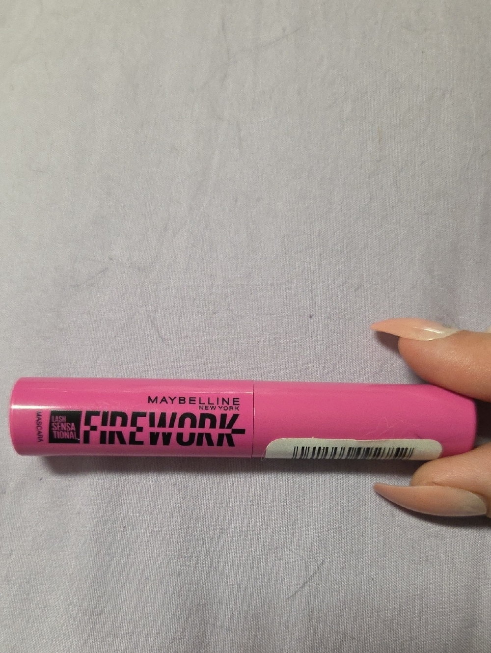 Maybelline Firework Mascara - Pink Tube- Very Black